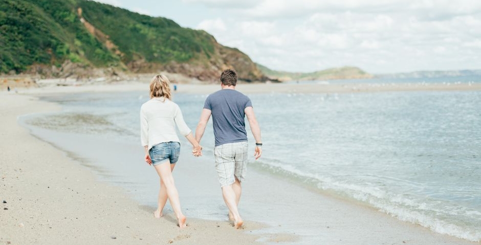 Enjoy romantic strolls on the beach
