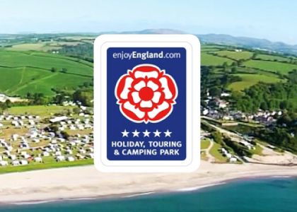 5 Star Enjoy England Holiday, Touring and Camping Logo