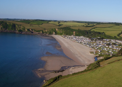 Pentewan Sands is featured in The Sun as one of the UK’s best campsites